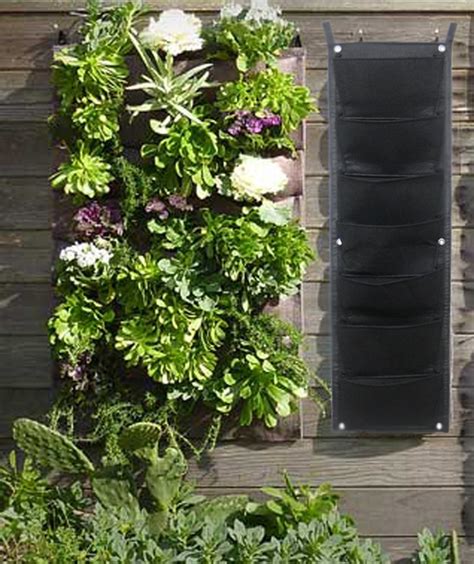Wall Vertical Garden Planter Recycled Materials Wall Mount