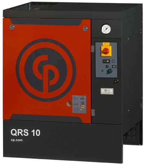 Chicago Pneumatic Qrs 10 Hp Rotary Screw Air Compressor — Compressed
