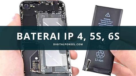 Untuk mengatasi dan memperbaiki baterai iphone, tentu saja perlu mengganti baterai baru. Harga Baterai HP iPhone 4, 5S, 6S Original Baru Februari 2021