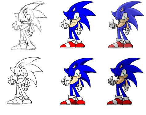 How I Draw Sonic By Nothing111111 On Deviantart