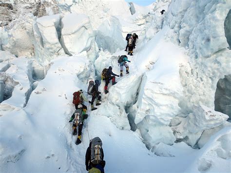 Khumbu Icefall On Everest Satori Adventures Nepal