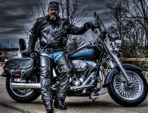Harley Biker Hdr Portrait By Roger Younce Photography Biker Biker