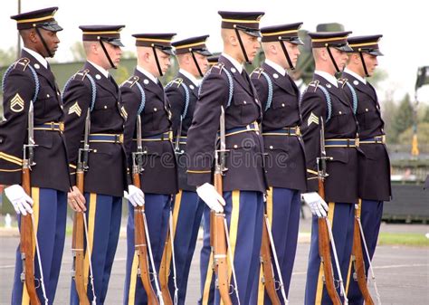 United States Army Honor Guard Editorial Stock Image Image Of