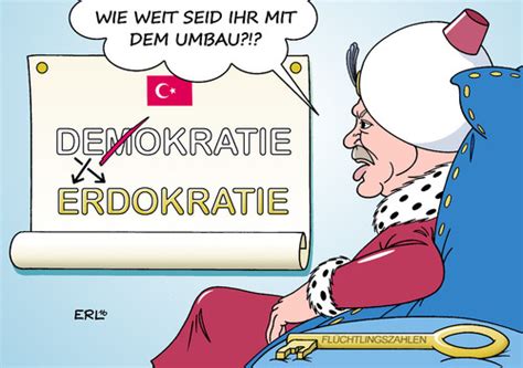Die karikatur heizt den streit zwischen erdogan und dem. Erdogan von Erl | Politik Cartoon | TOONPOOL