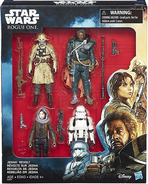 Star Wars Rogue One Jedha Revolt 375 Action Figure 4 Pack Jyn Erso