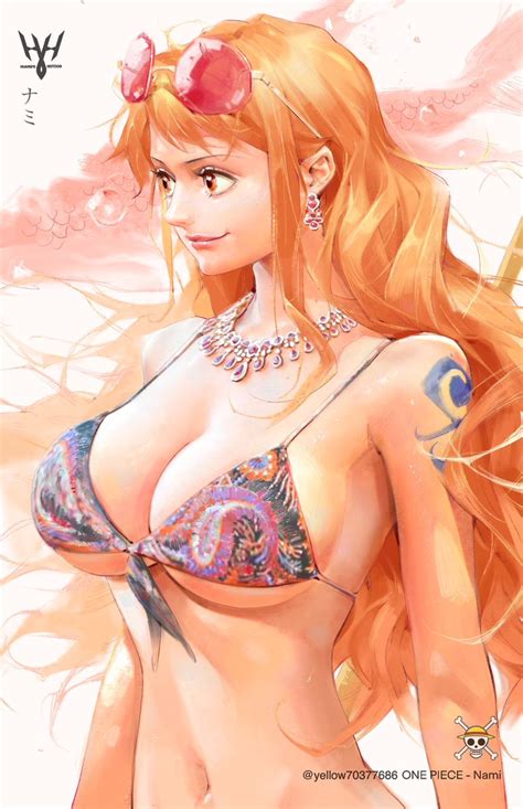 Yellow On Twitter Nami Sama🍊🫧～ Onepiece Onepiece Nami Nami ナミ ワンピース