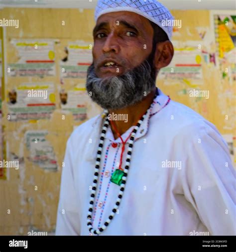 New Delhi India March 13 2020 Man Inside Hazrat Nizamuddin Dargah