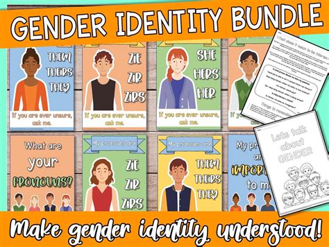 Gender Identity And Expression Bundle For Middle And High Schools