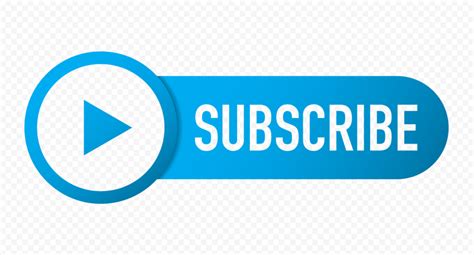 HD Outline Youtube Subscribe Blue Button Logo PNG Citypng