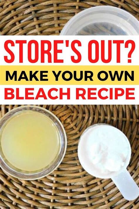 diy homemade bleach cleaner recipe in 2020 cleaner recipes homemade bleach diy cleaning products