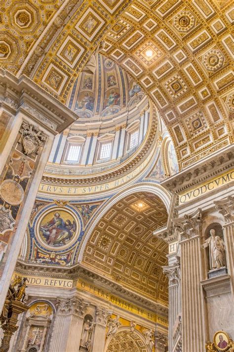 Inside The St Peter S Basilica In Vatican Editorial Image Image Of