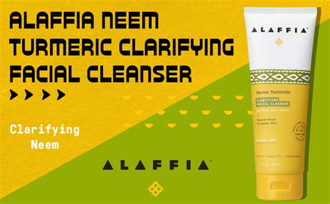 Amazon Com Alaffia Neem Turmeric Clarifying Facial Cleanser Gently