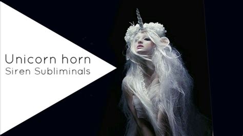 Get A Unicorn Horn Subliminal Youtube