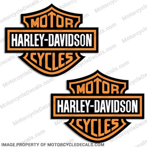 Harley amf decal (pair) with color striping. Harley-Davidson Fuel Tank Motorcycle Decals (Set of 2 ...