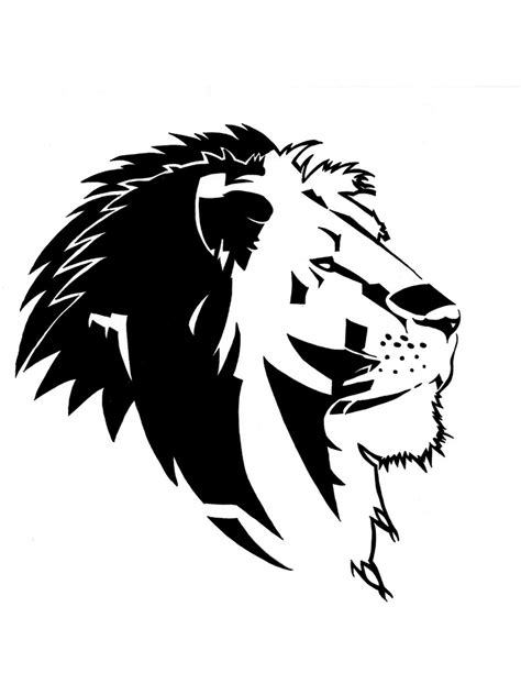 Free Printable Lion Stencils And Templates