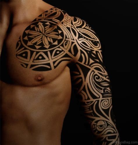 56 Maori Tattoo Designs On Full Sleeve