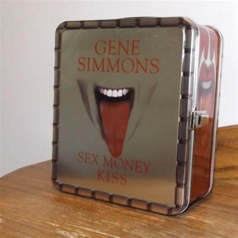 Gene Simmons Limited Edition Sex Money Kiss Tin Lunchbox Ebay