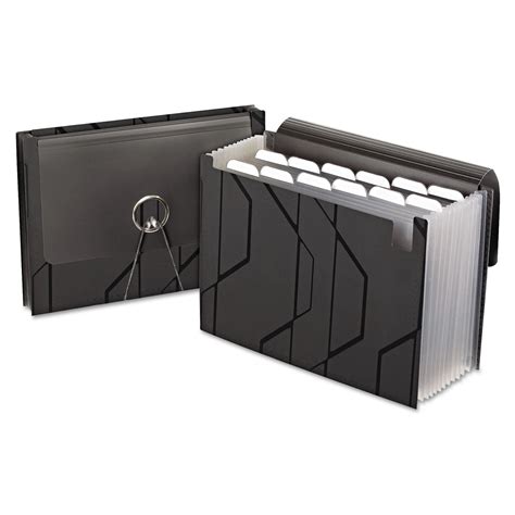 Pendaflex Expanding File Folder 13 Pockets Black