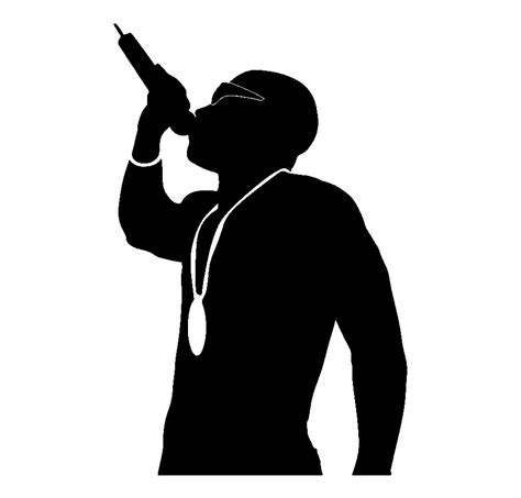 Rapper Music Rap Silhouette Png Image Picpng Hip Clip Art Library