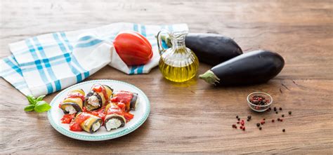 Recette Roulés daubergines farcies à la Ricotta