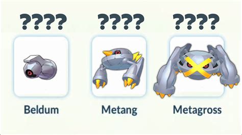 Shiny Legacy Metagross Evolution Line Only Challenge Pokemon Go