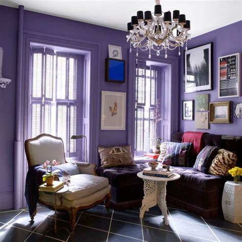 We Ranked The 35 Best Colors To Paint Your Living Room Purple Living