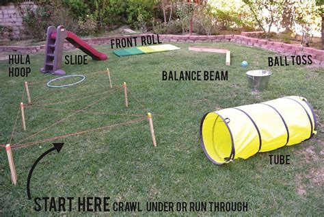 Backyard obstacle courses are great tools for exercise, and can be made to fit your space and checkbook. Kids Obstacle Course | How to create a backyard of fun for your kids! | Families Magazine