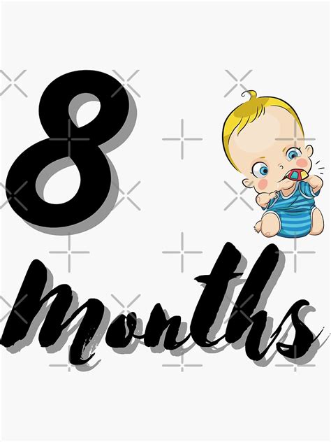 Baby Clothes 8 Months Sticker For Sale By Ksazariah Redbubble