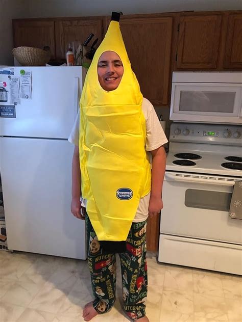 Appealing Adult Banana Costume For Halloween Role Play