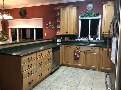 If your cabinets feature intricate cathedral patterning or other signs of outdated style, a change is overdue, not to mention easy to diy. Oak kitchen cathedral style cabinets BEFORE being painted ...