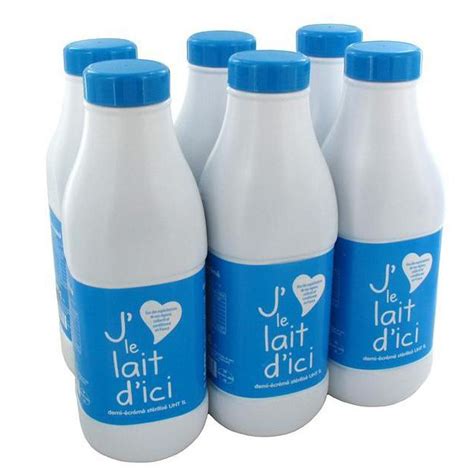 Achat Vente Le Lait Dici 12 écrémé Stérilisé Uht Bouteille 6x1l