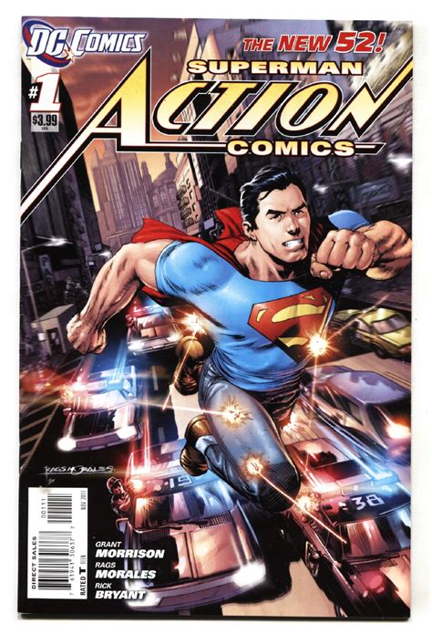 Action Comics 1 New 52 Superman Comic Book Dc 2011 Bande Dessinée