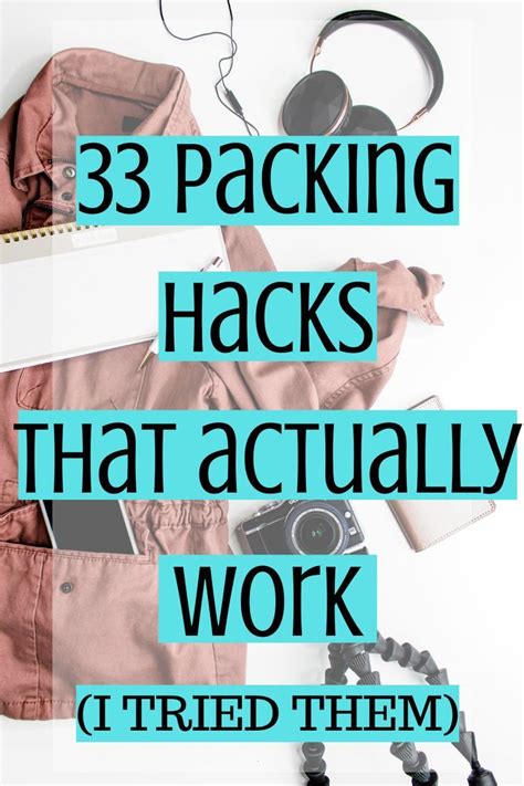 The Very Best Packing Hacks And Packing Tips And Tricks Check Out This