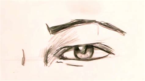 How To Draw The Male Eye Step By Step Youtube