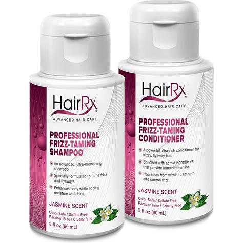 Hairrx Professional Frizz Taming Shampoo And Conditioner