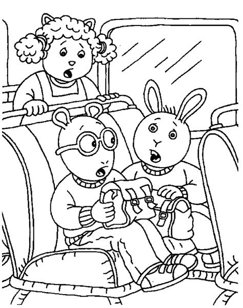 Arthur Pbs Kids Coloring Pages Coloring Pages