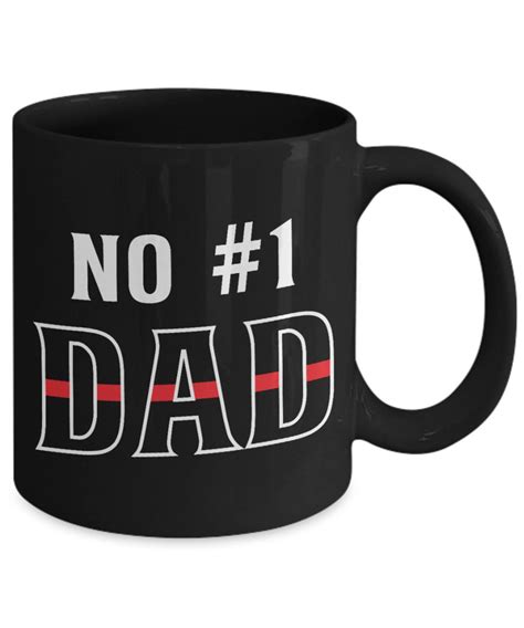 Number 1 Dad Mug Fathers Day Coffee Cup From Son Etsy