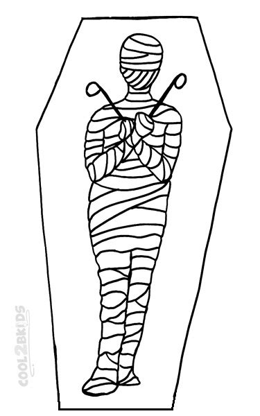 printable mummy coloring pages  kids