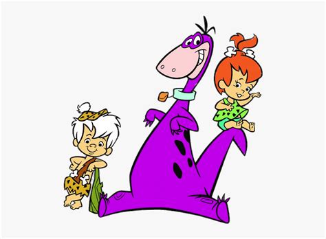 Well this is my first drawing and it turned out well. The Flintstones Dino With Bam Bam And Pebbles - Pebbles ...
