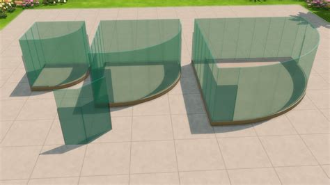 My Sims 4 Blog Blue Glass Fence By Maloverci