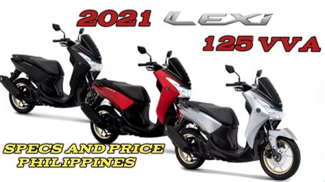 2021 Yamaha Lexi 125 Vva Specs And Price Philippines Youtube