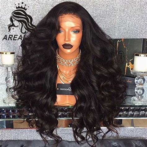Body Wave 250 Density Full Lace Human Hair Wigs For Black Women