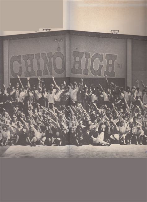 Part One Of The 1986 Chino High Chino High School 1985