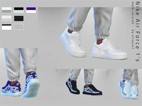 The Sims Resource Nike Air Force 1 S In 2022 Sims 4 M