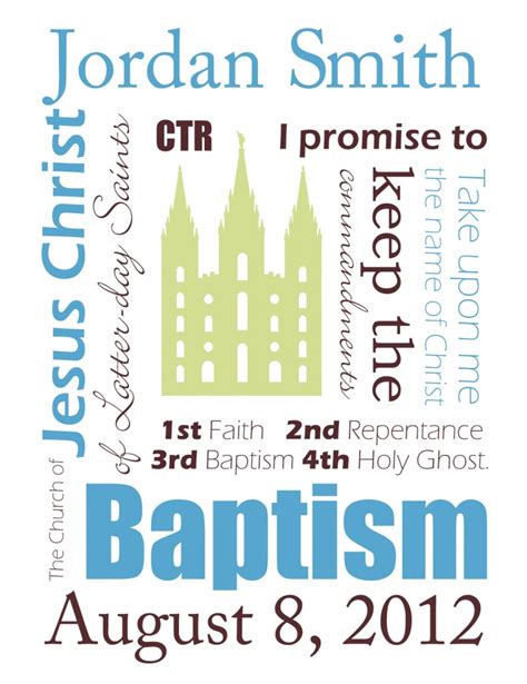 7 Best Images Of Baptism Lds Printable Word Search