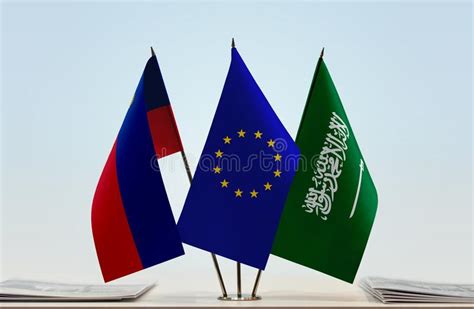 Mai 1995 dem europäischen wirtschaftsraum (ewr) beitrat, basieren die beziehungen zwischen der schweiz und der eu weitgehend auf bilateralen abkommen, welche im. Flags Of Liechtenstein EU And Saudi Arabia Stock Photo ...
