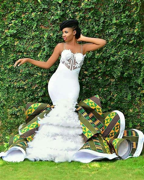 Wedding Dress African Print Wedding Dress African Bridal Dress