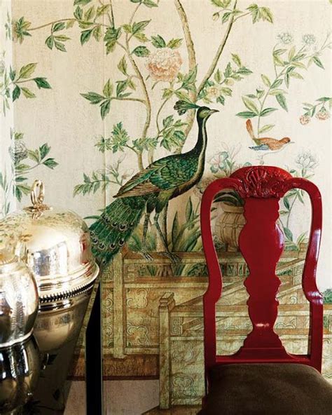 Rustic Elegance Chinoiserie Decorating Chinoiserie Wallpaper