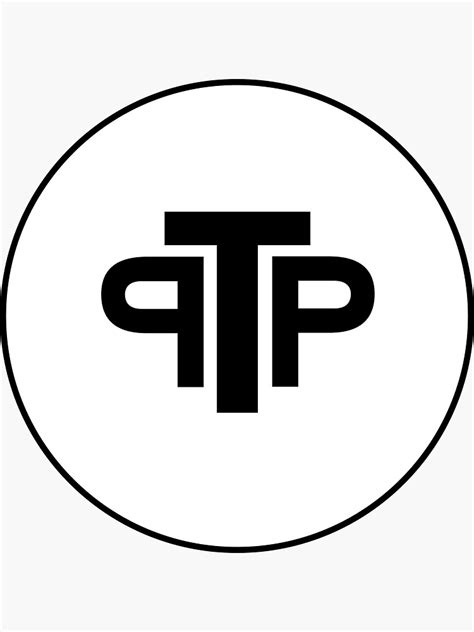 Ptp Standard Logo Sticker By Tehp Redbubble