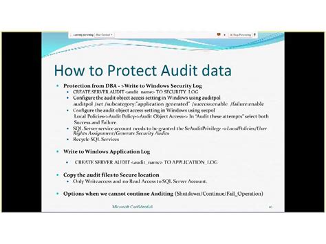 SQL Server Auditing And Security YouTube